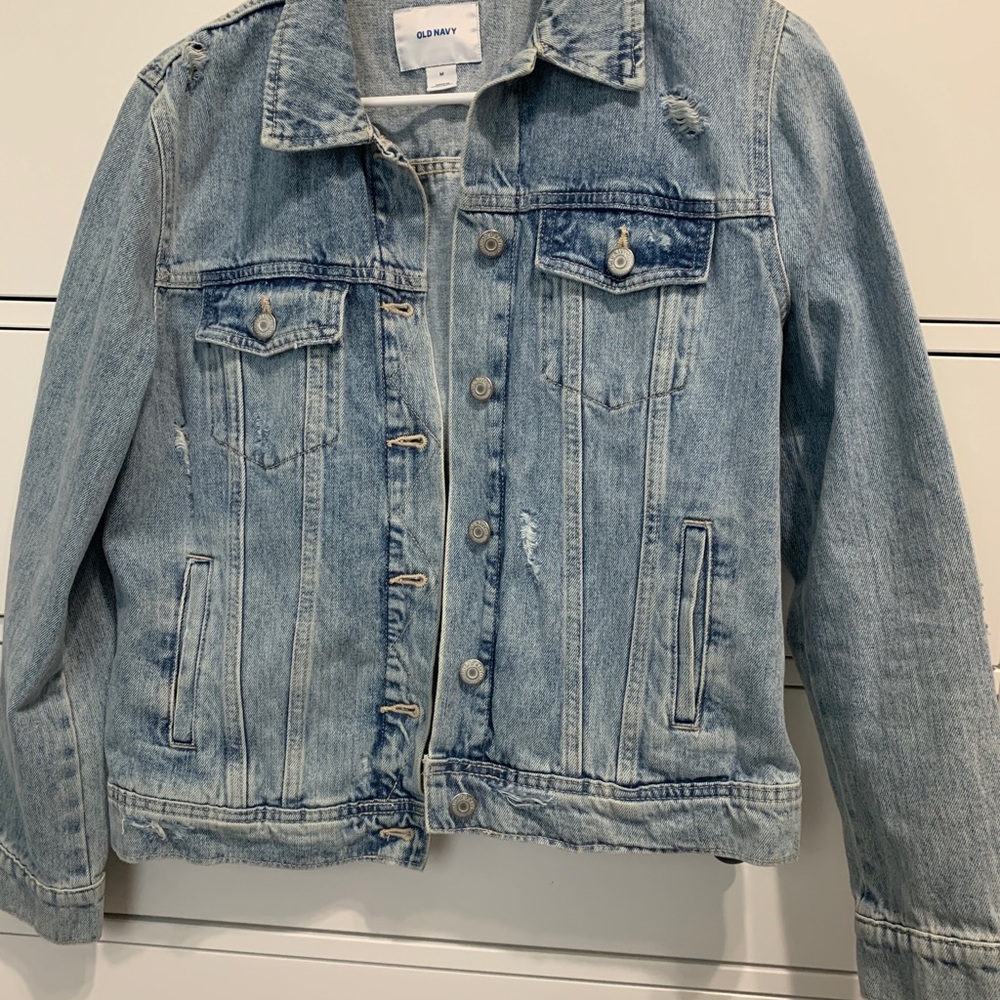 Old Navy ripped jean Jacket